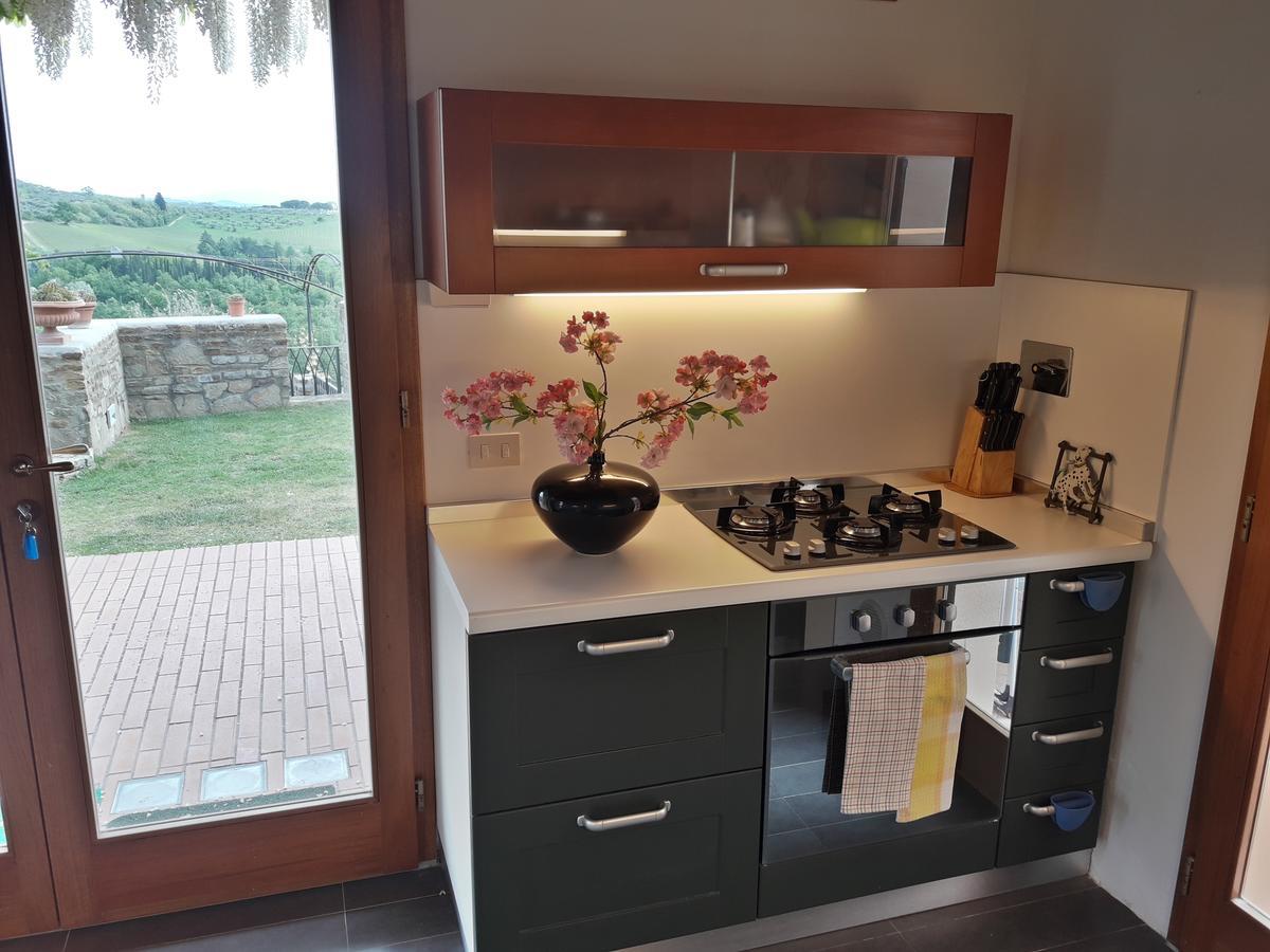 蒙特斯佩尔托利La Rocca Di Montalbino公寓 外观 照片